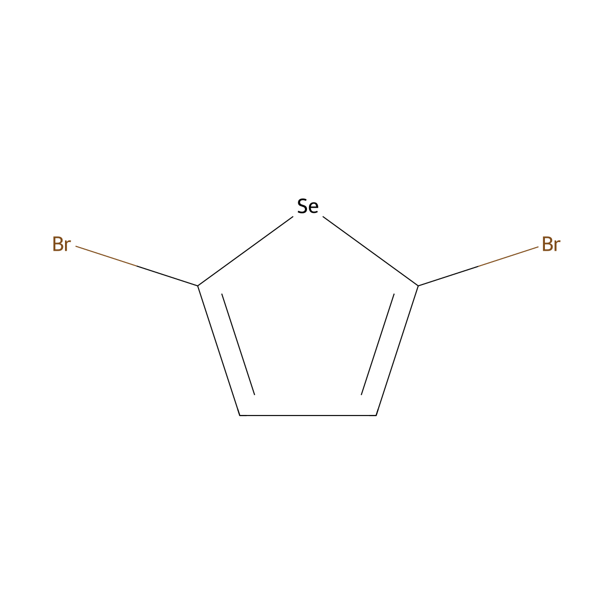 2,5-Dibromoselenophene molecular structure, CAS 1755-36-8