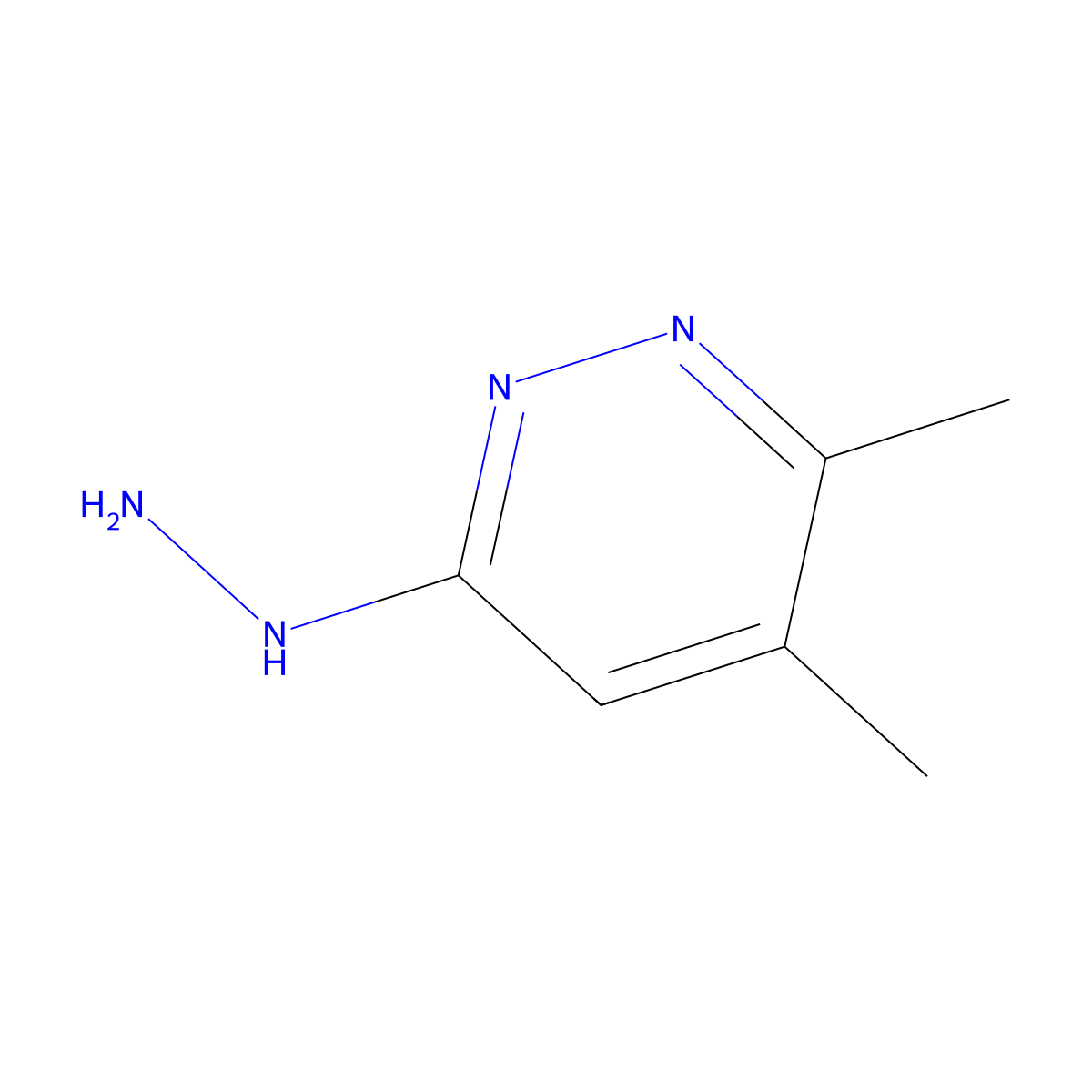 6-Hydrazinyl-3,4-dimethylpyridazine molecular structure, CAS 17551-36-9