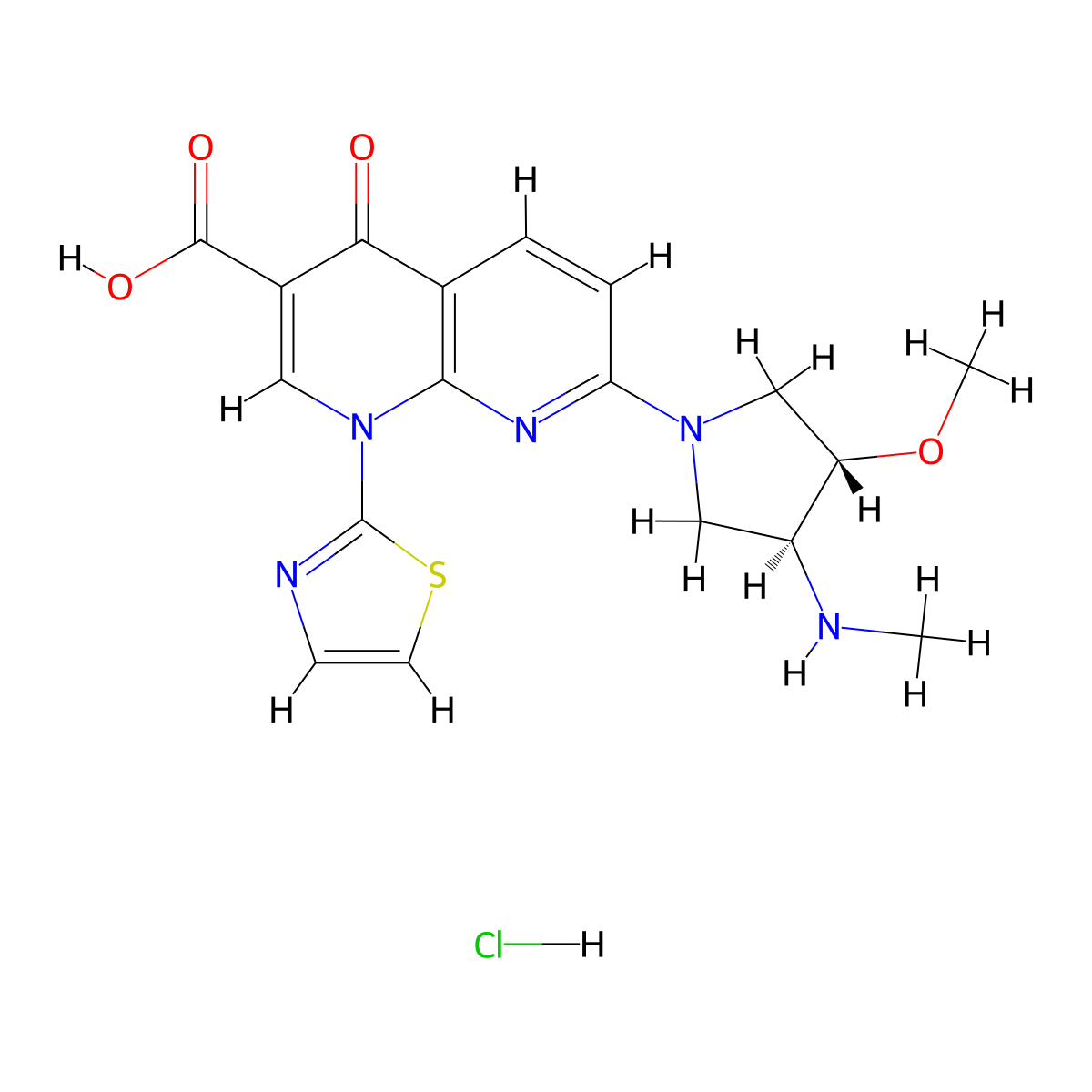 Voreloxin Hydrochloride molecular structure, CAS 175519-16-1