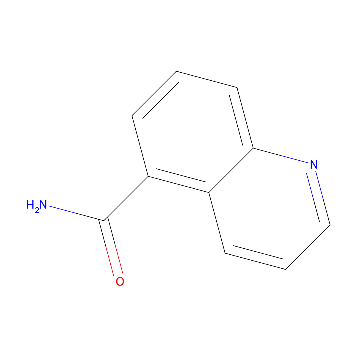 Quinoline-5-carboxamide molecular structure, CAS 175533-32-1