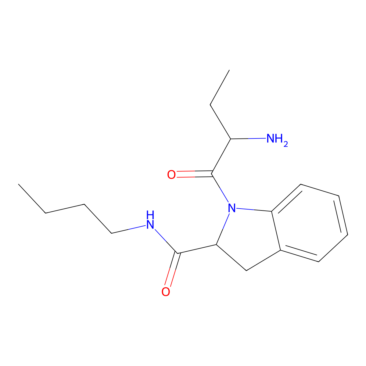 Butabindide molecular structure, CAS 175553-48-7