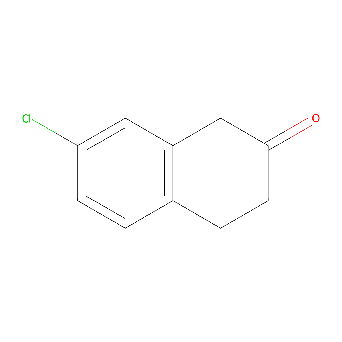 7-Chloro-2-tetralone molecular structure, CAS 17556-19-3