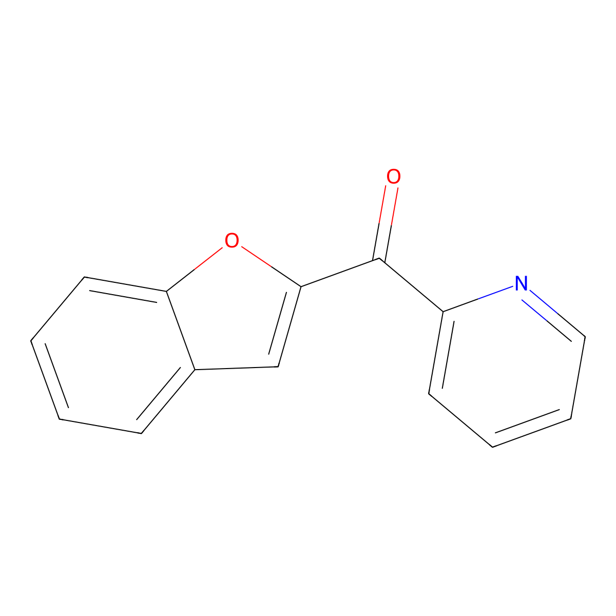 2-(1-Benzofuran-2-carbonyl)pyridine molecular structure, CAS 17557-42-5