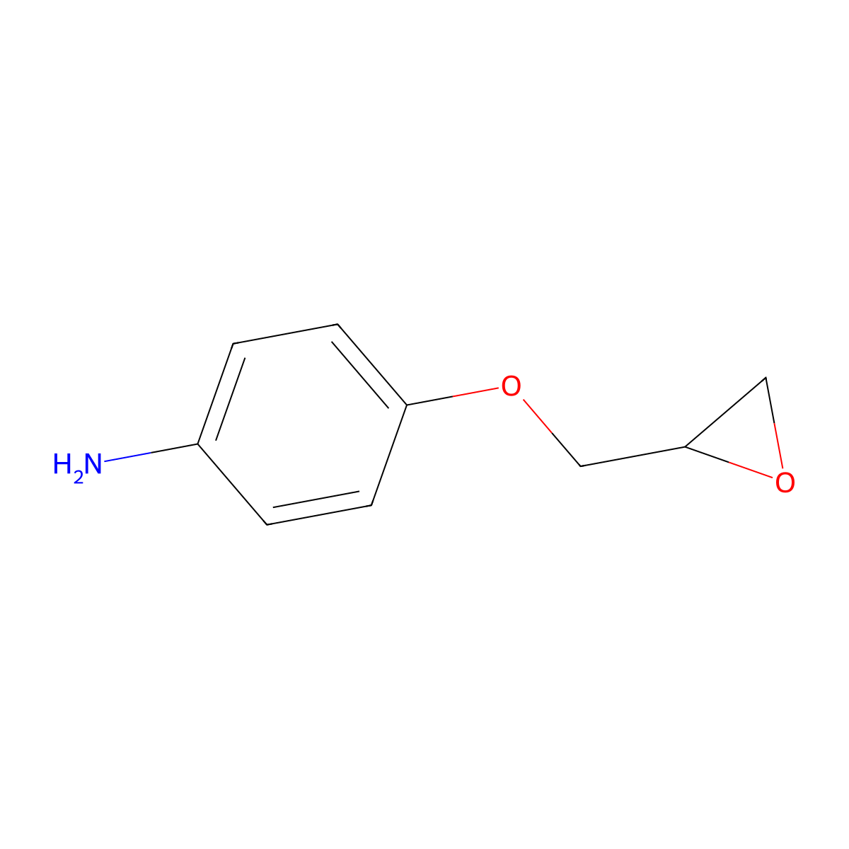 4-(Oxiran-2-ylmethoxy)aniline molecular structure, CAS 17558-76-8