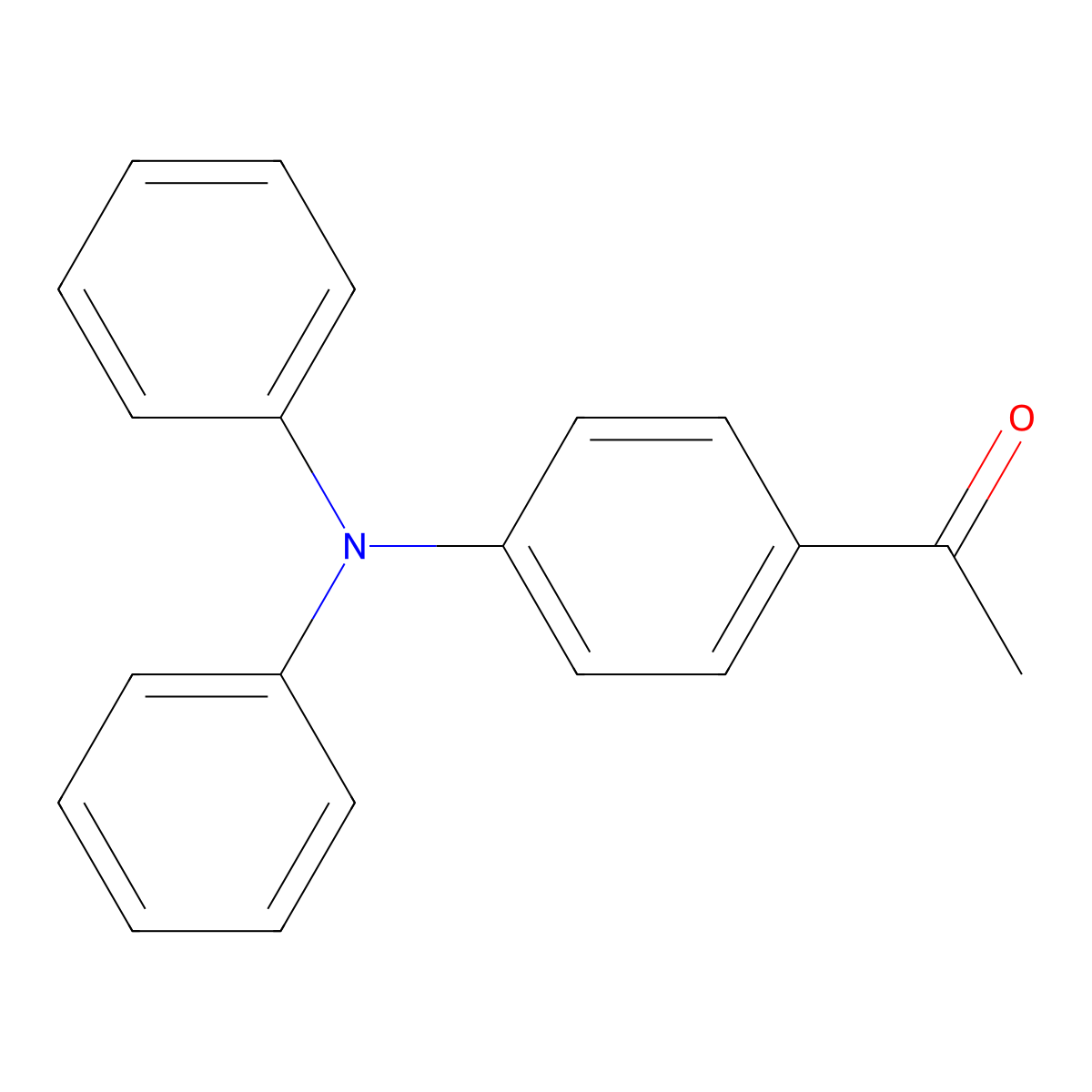 1-(4-(Diphenylamino)phenyl)ethanone molecular structure, CAS 1756-32-7