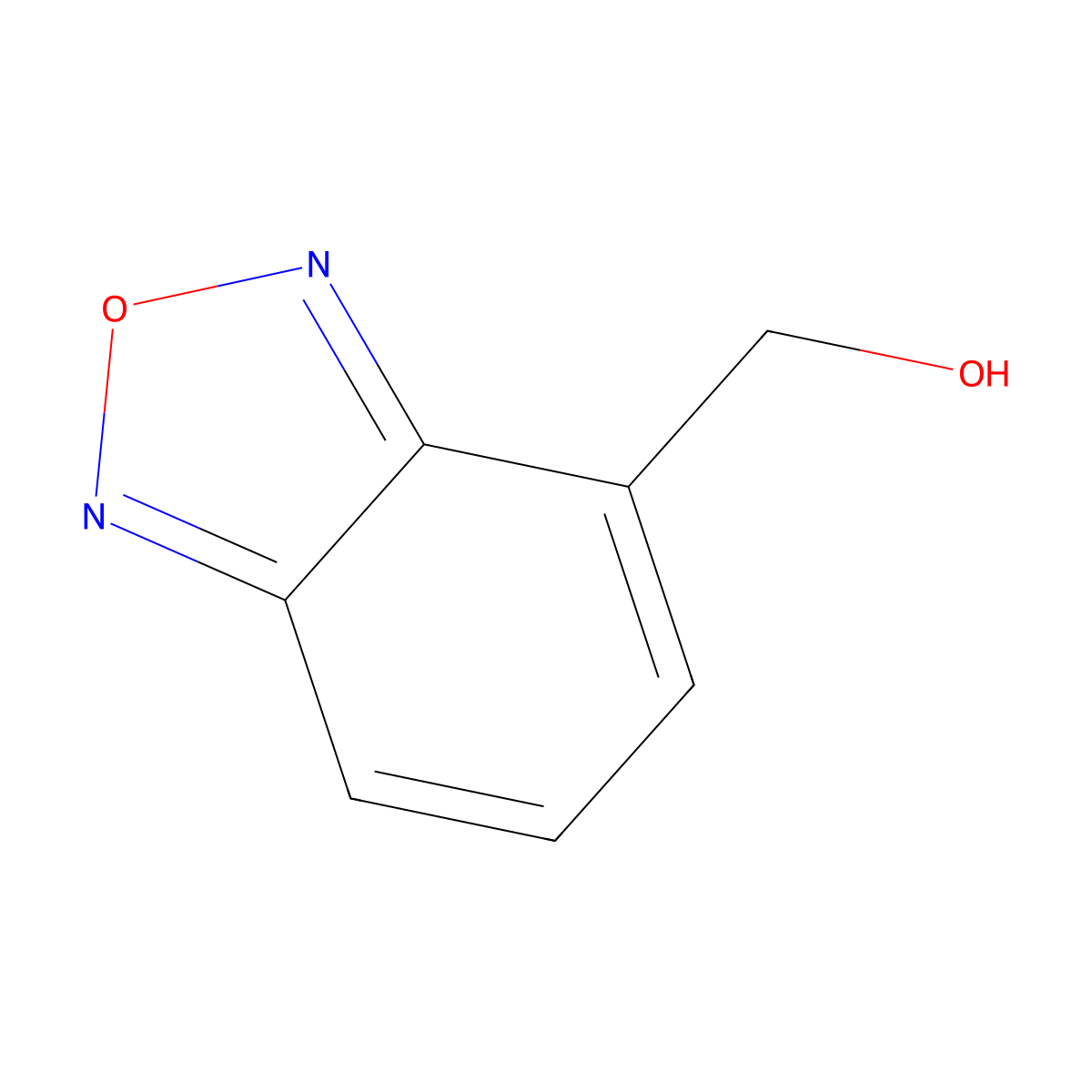 2,1,3-Benzoxadiazol-4-ylmethanol molecular structure, CAS 175609-19-5