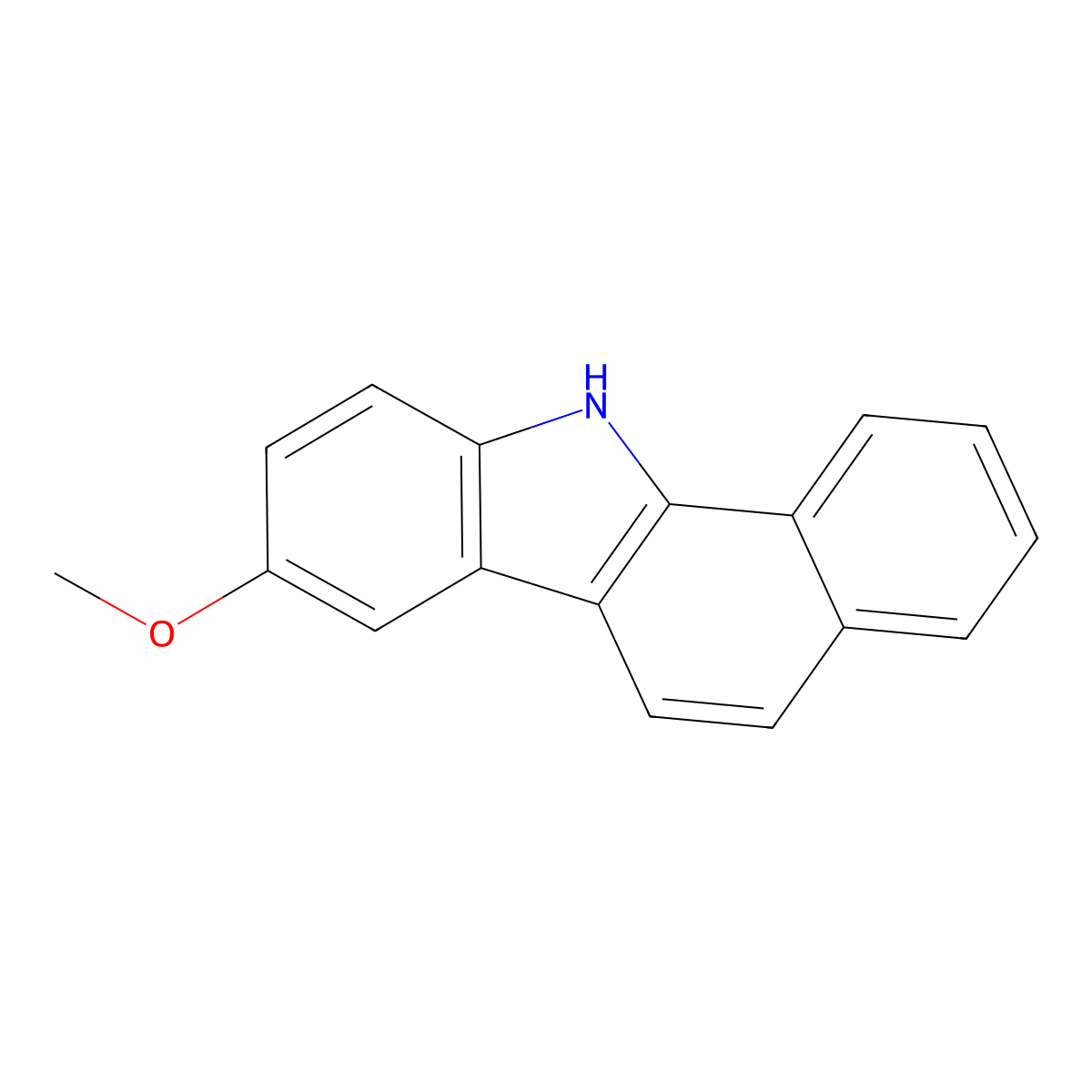 8-Methoxy-11H-benzo[a]carbazole molecular structure, CAS 175660-54-5
