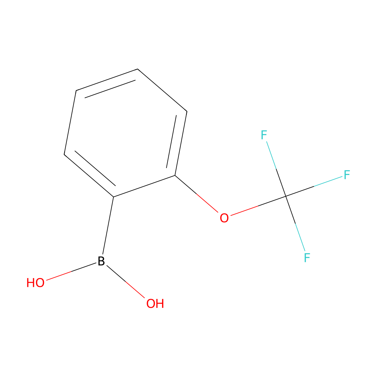 2-(Trifluoromethoxy)phenylboronic Acid (contains varying amounts of Anhydride) molecular structure, CAS 175676-65-0