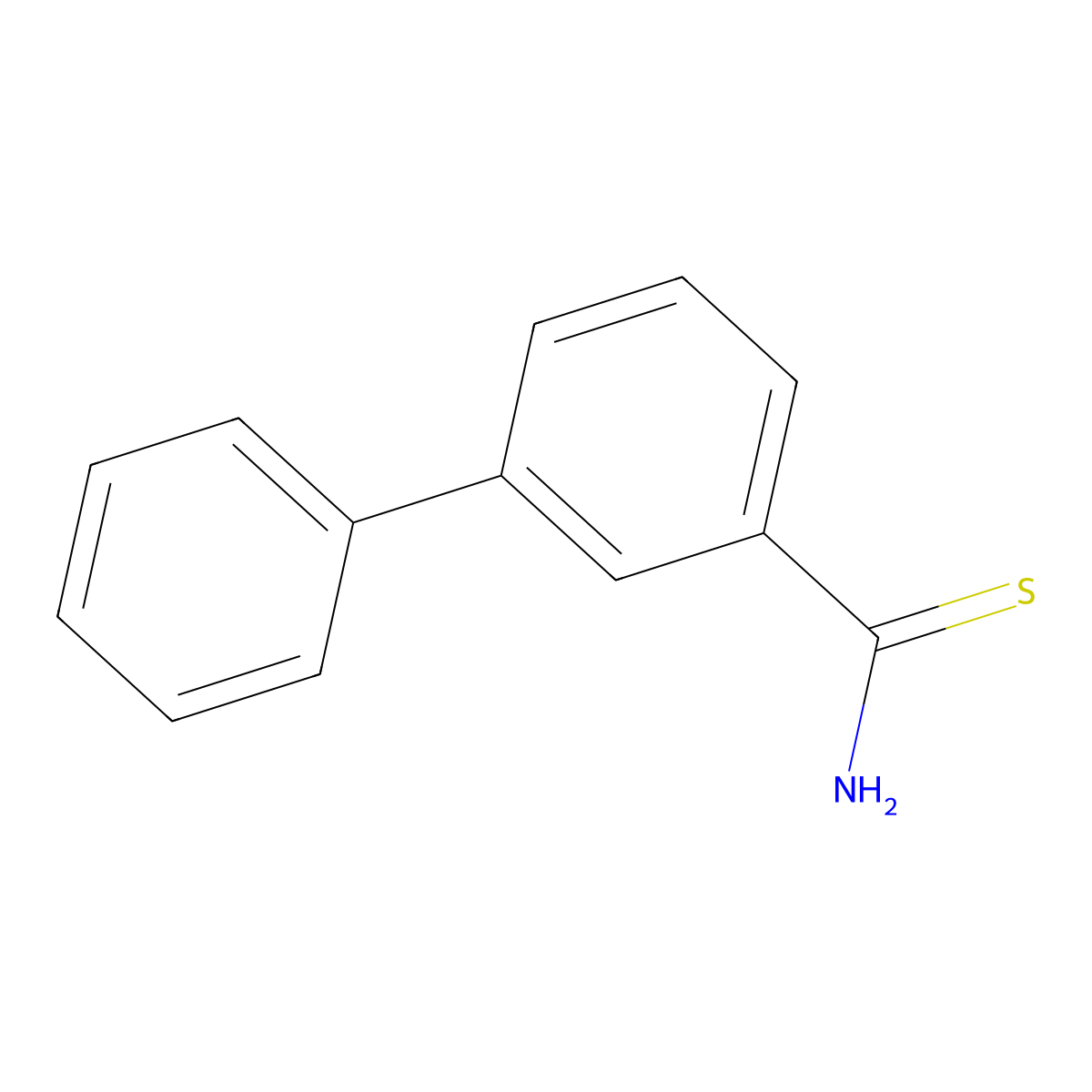 [1,1'-Biphenyl]-3-carbothioamide molecular structure, CAS 175691-91-5