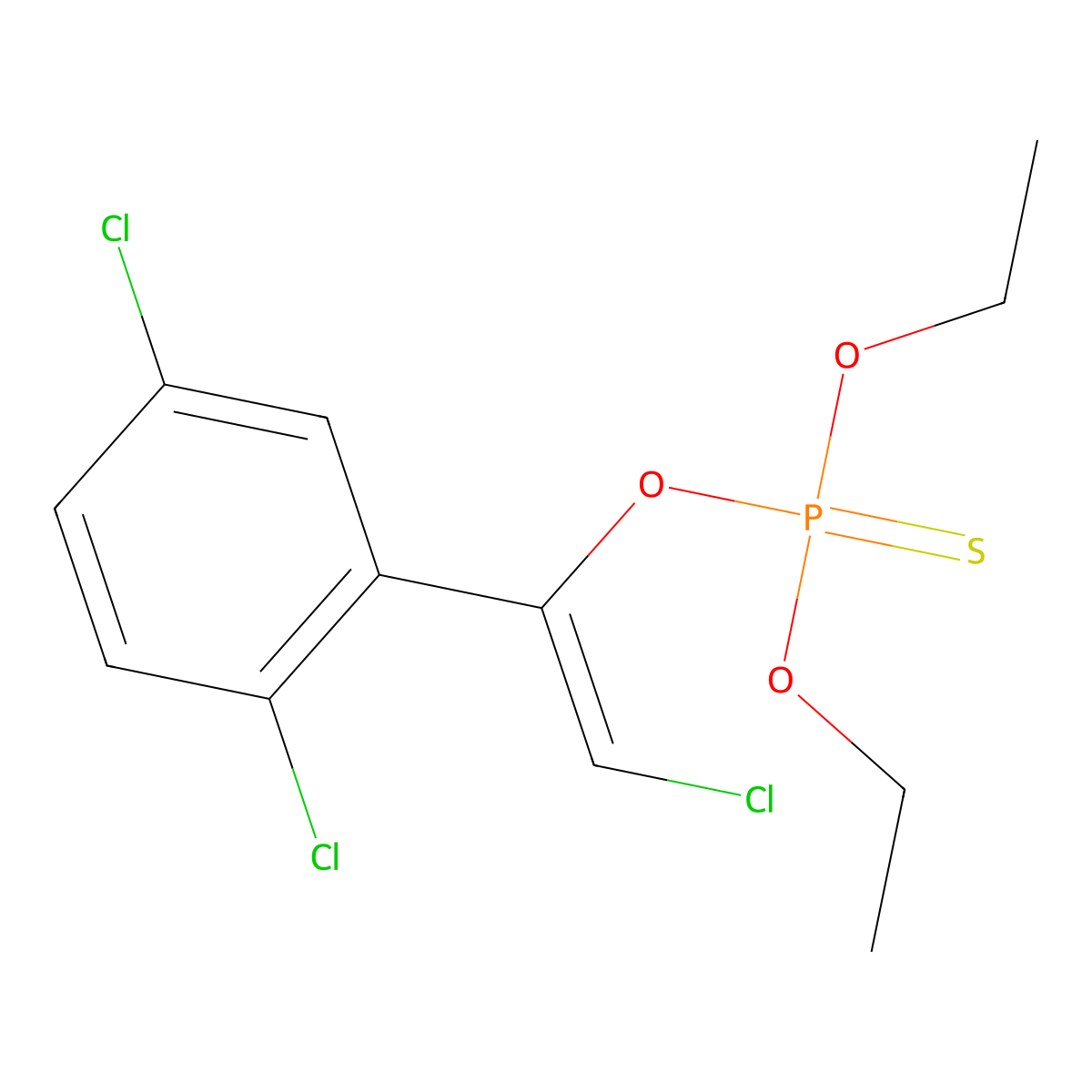 Akton molecular structure, CAS 1757-18-2