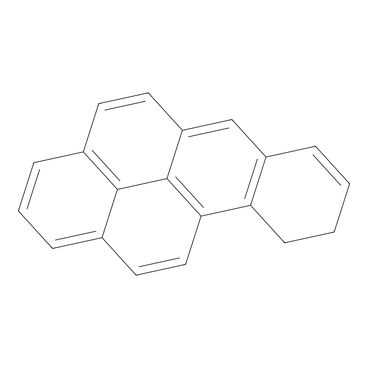 9,10-Dihydrobenzo(a)pyrene molecular structure, CAS 17573-15-8