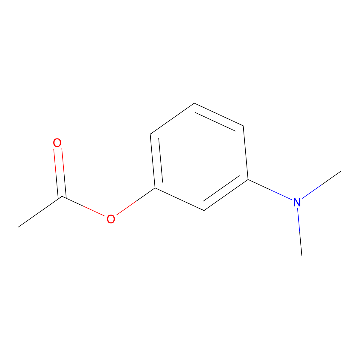 3-(Dimethylamino)phenyl acetate molecular structure, CAS 17579-36-1