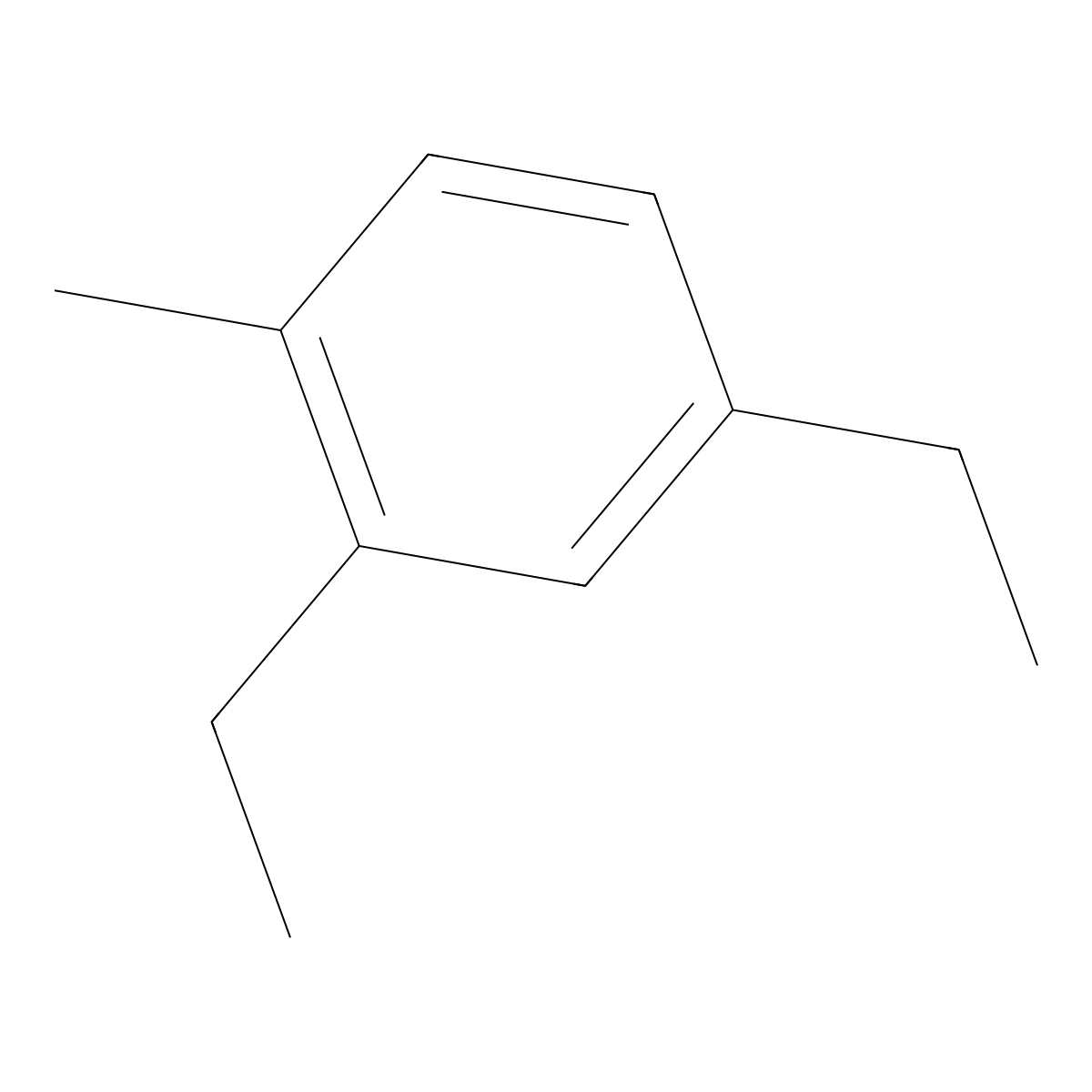 1,3-Diethyl-4-methylbenzene molecular structure, CAS 1758-85-6
