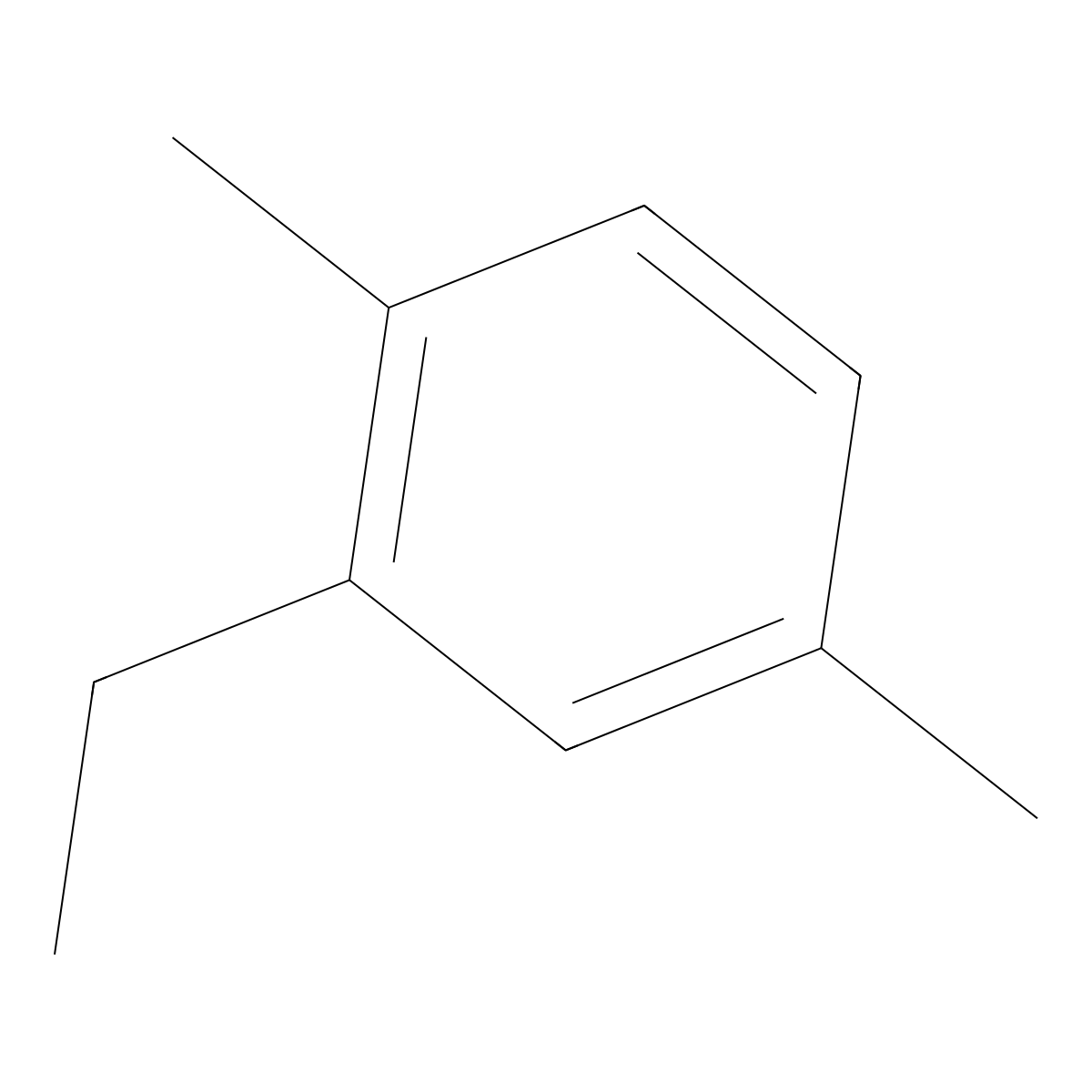 2-Ethyl-p-xylene molecular structure, CAS 1758-88-9