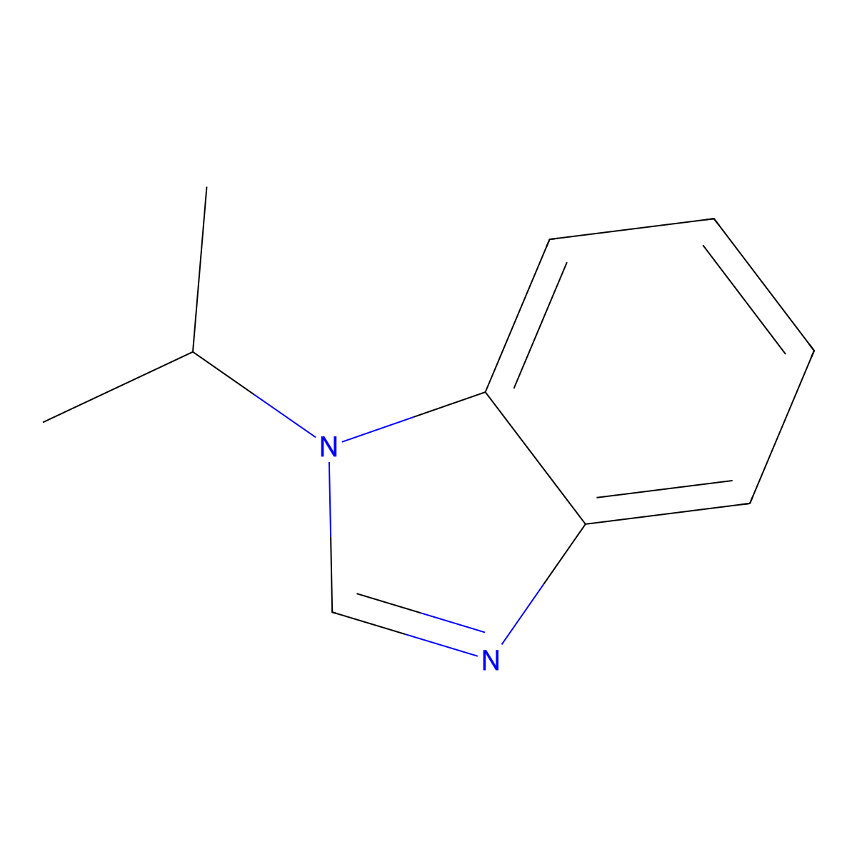 1-Propan-2-ylbenzimidazole molecular structure, CAS 17583-50-5