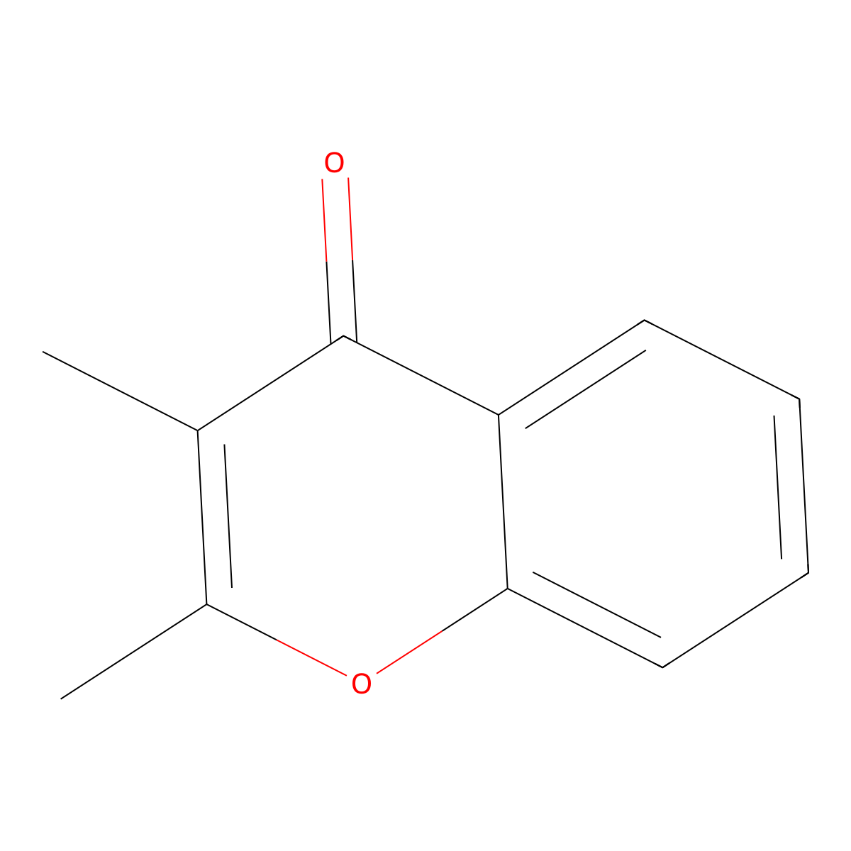 2,3-Dimethyl-4H-chromen-4-one molecular structure, CAS 17584-90-6