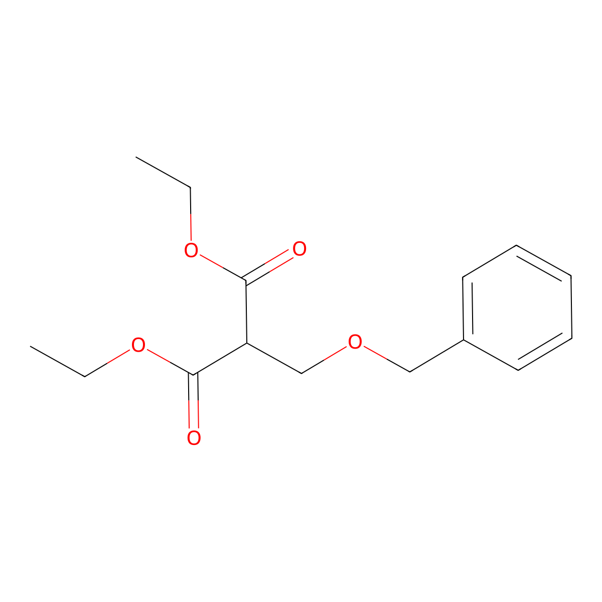 Diethyl 2-((benzyloxy)methyl)malonate molecular structure, CAS 175867-90-0