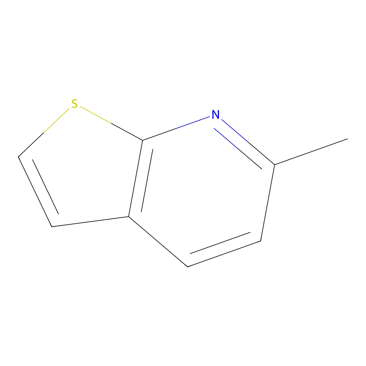 6-Methylthieno[2,3-b]pyridine molecular structure, CAS 1759-30-4