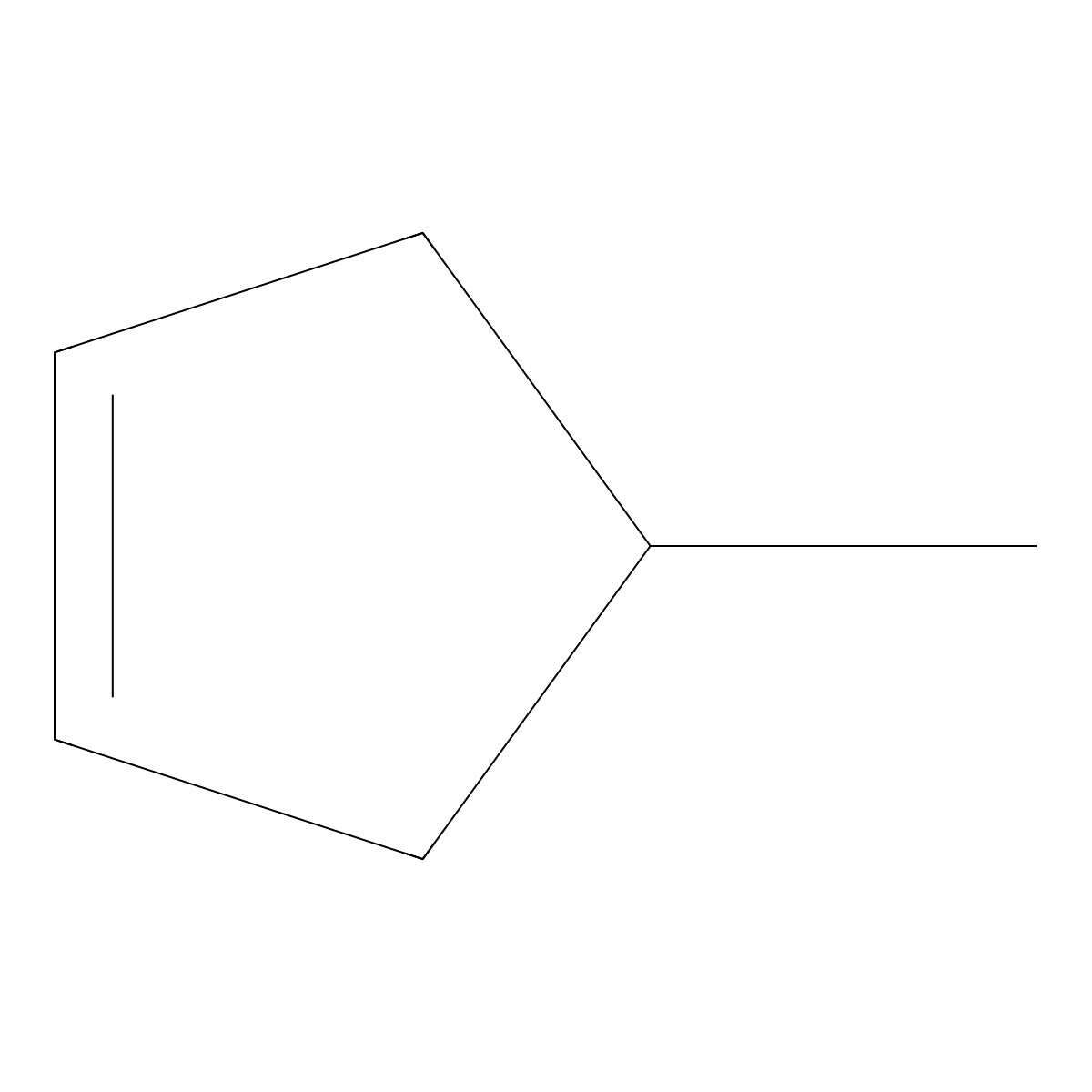 4-Methylcyclopentene molecular structure, CAS 1759-81-5