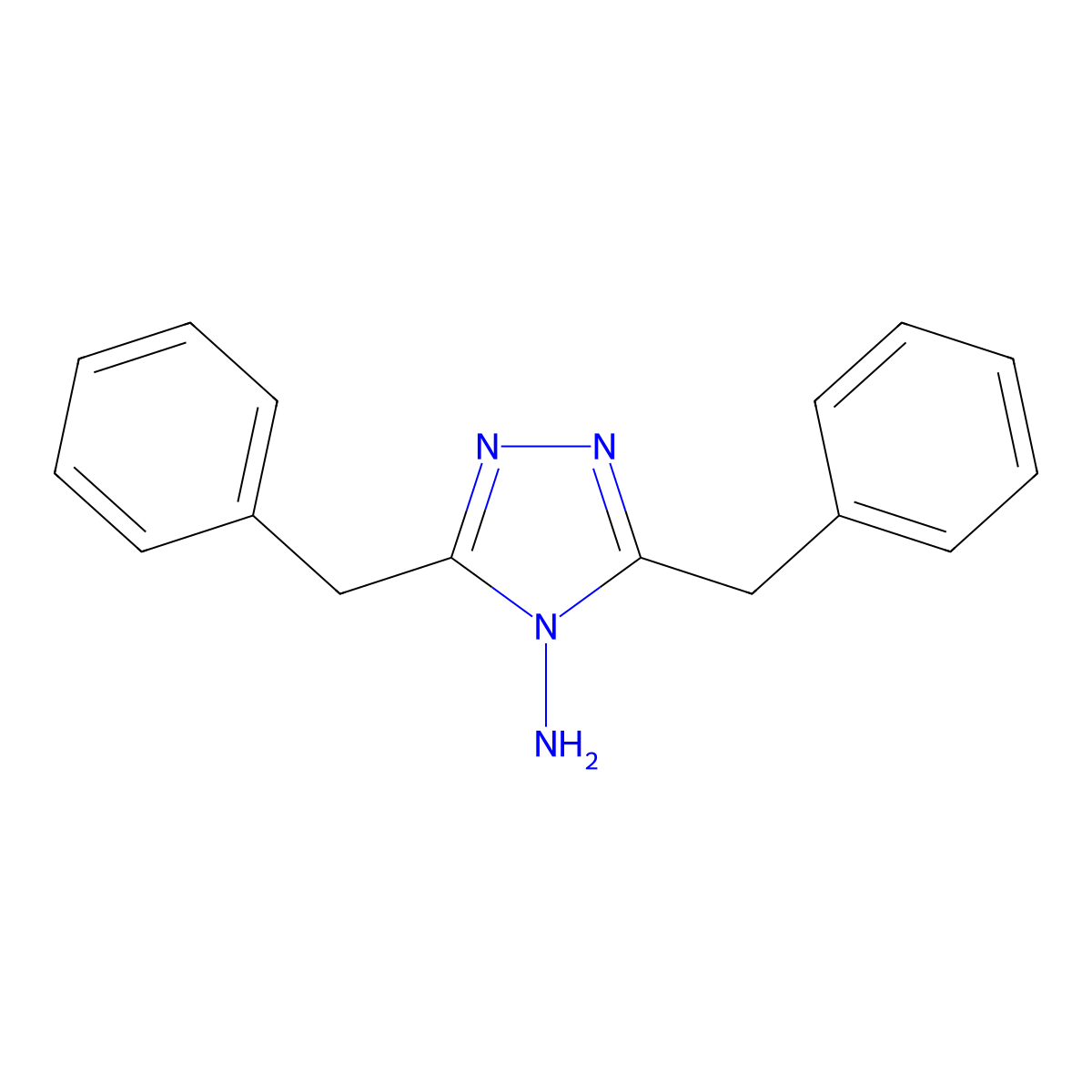 4-Amino-3,5-dibenzyl-1,2,4-triazole molecular structure, CAS 17591-59-2