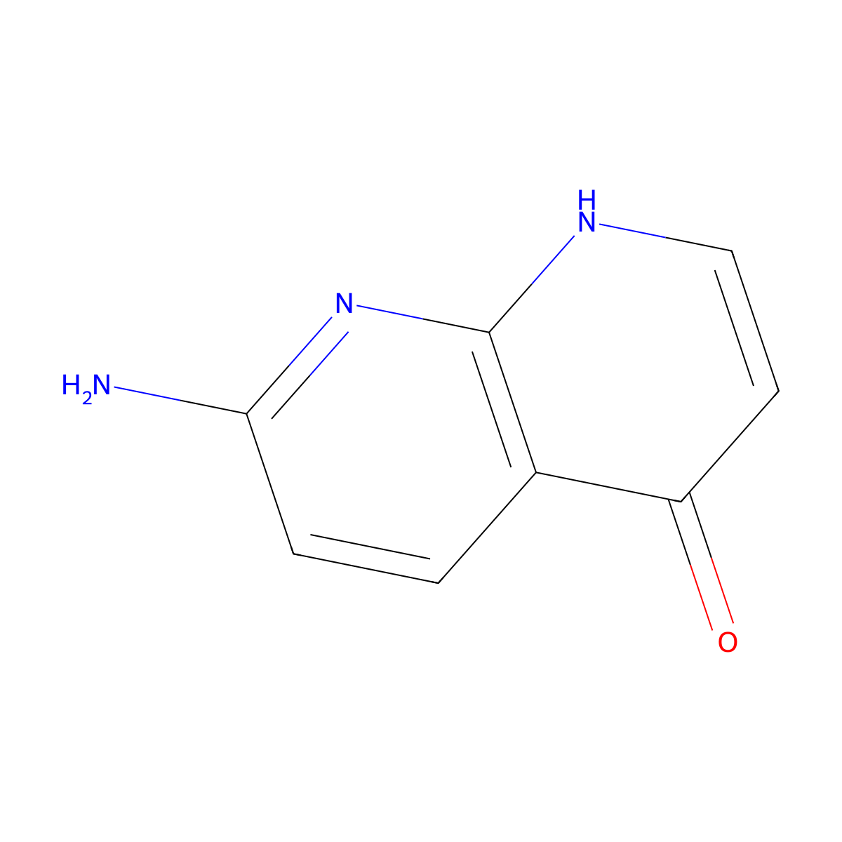 7-Amino-1,8-naphthyridin-4-ol molecular structure, CAS 17592-94-8