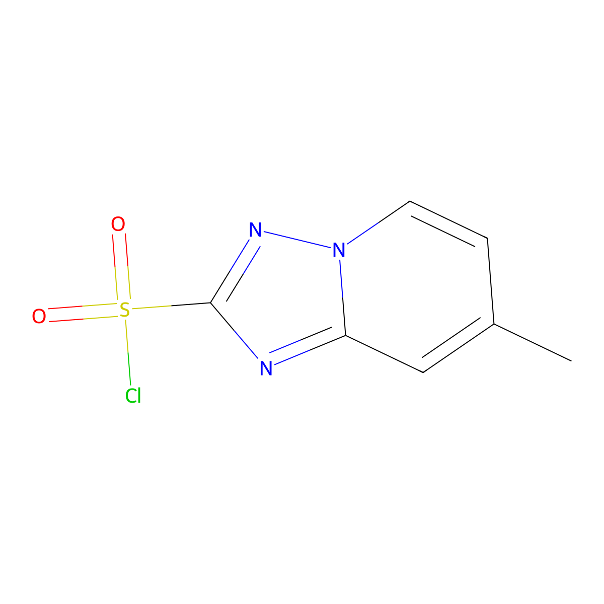 7-Methyl-[1,2,4]triazolo[1,5-a]pyridine-2-sulfonyl chloride molecular structure, CAS 175965-05-6