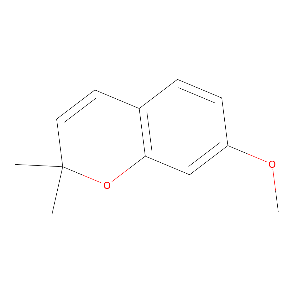 Precocene I molecular structure, CAS 17598-02-6