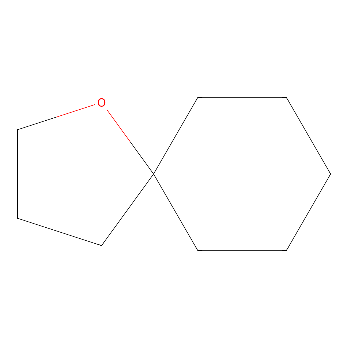 1-Oxaspiro(4.5)decane molecular structure, CAS 176-91-0
