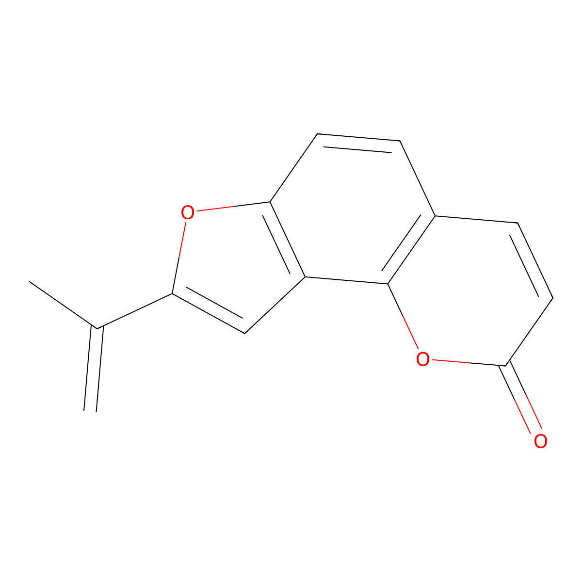Oroselone molecular structure, CAS 1760-27-6