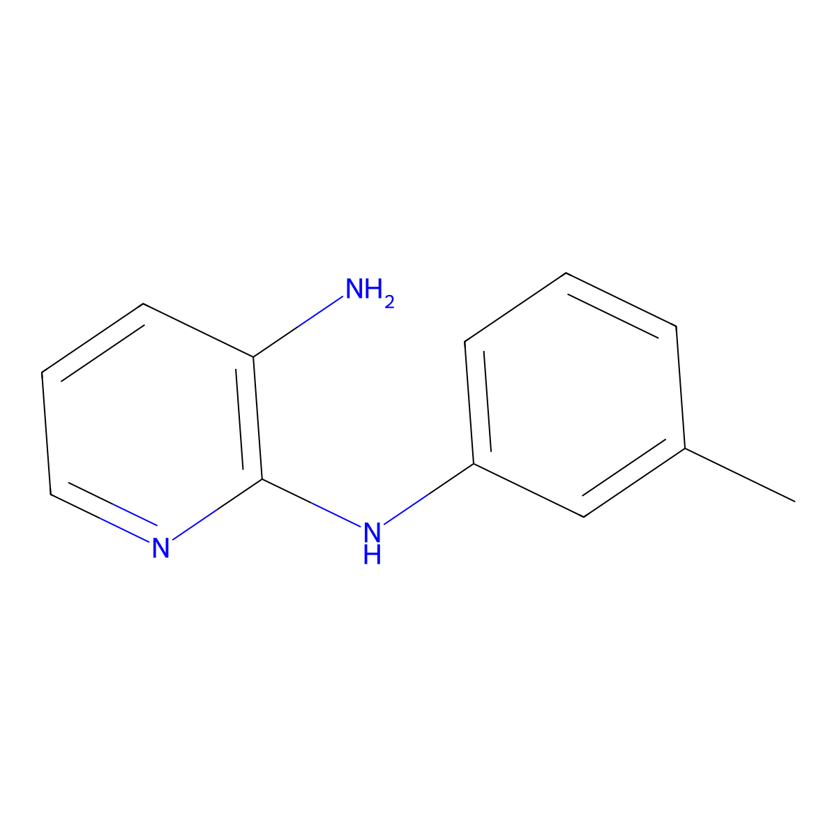 N2-(m-Tolyl)pyridine-2,3-diamine molecular structure, CAS 176032-17-0