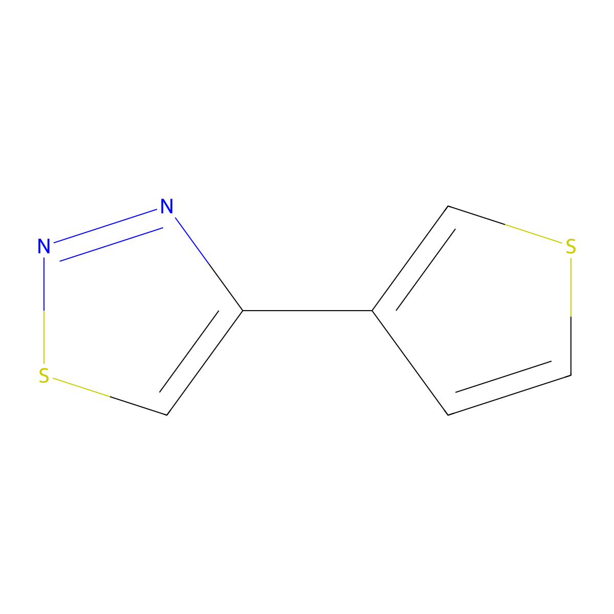 4-(Thiophen-3-yl)-1,2,3-thiadiazole molecular structure, CAS 176037-41-5
