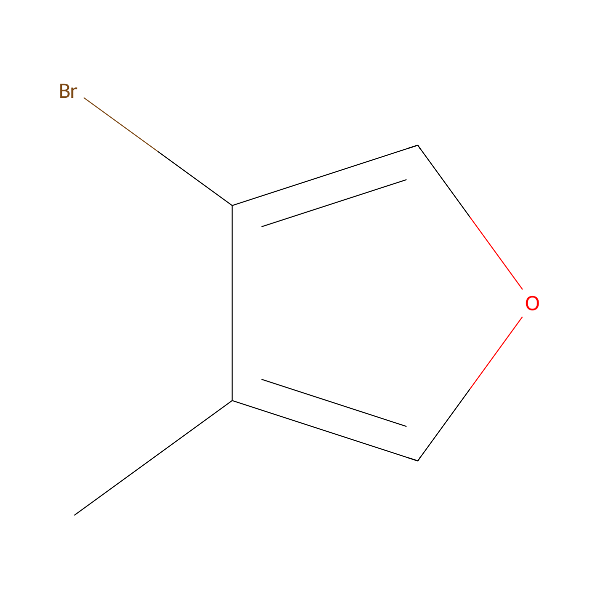 3-Bromo-4-methylfuran molecular structure, CAS 176042-58-3