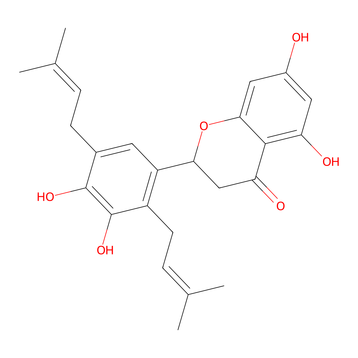 (+/-)-Sigmoidin A molecular structure, CAS 176046-04-1