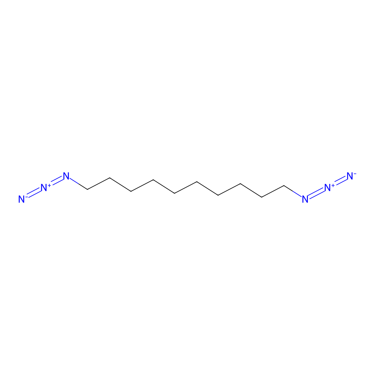 1,10-Diazidodecane molecular structure, CAS 17607-18-0