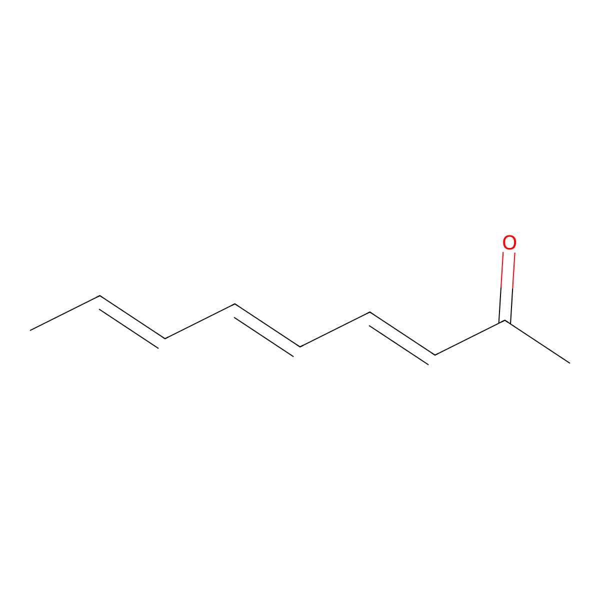 3,5,7-Nonatrien-2-one molecular structure, CAS 17609-32-4
