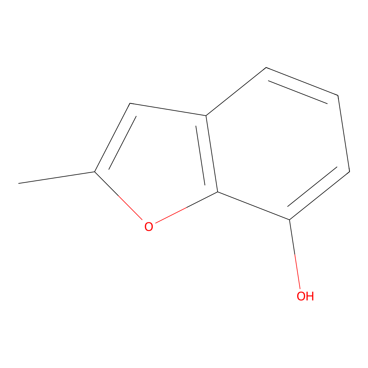 2-Methylbenzofuran-7-ol molecular structure, CAS 176095-56-0
