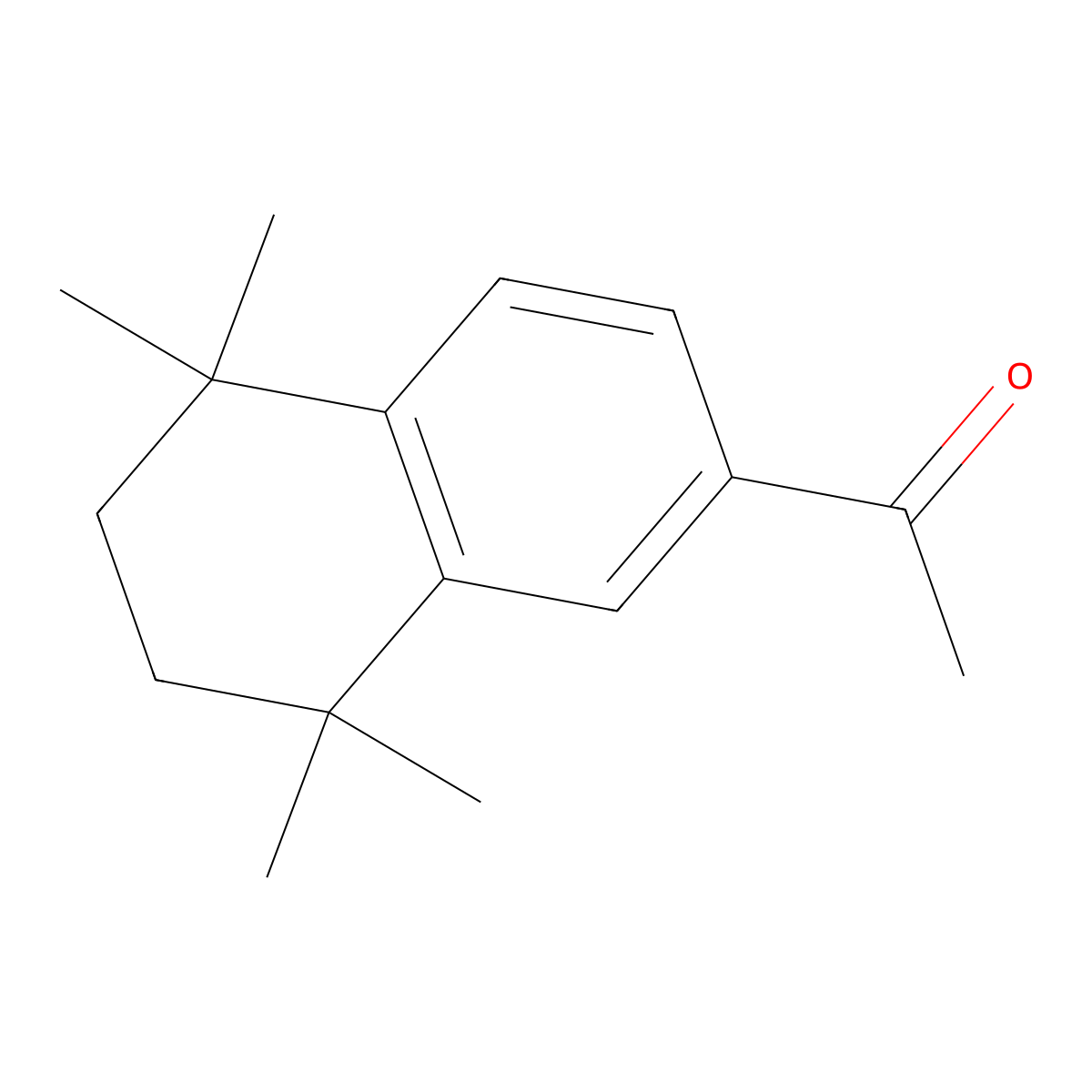 1-(5,5,8,8-Tetramethyl-5,6,7,8-tetrahydronaphthalen-2-yl)ethan-1-one molecular structure, CAS 17610-21-8