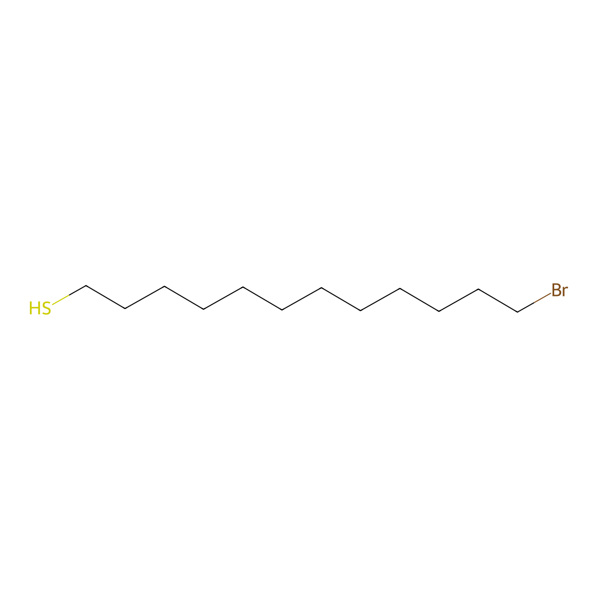 12-Bromododecane-1-thiol molecular structure, CAS 176109-91-4