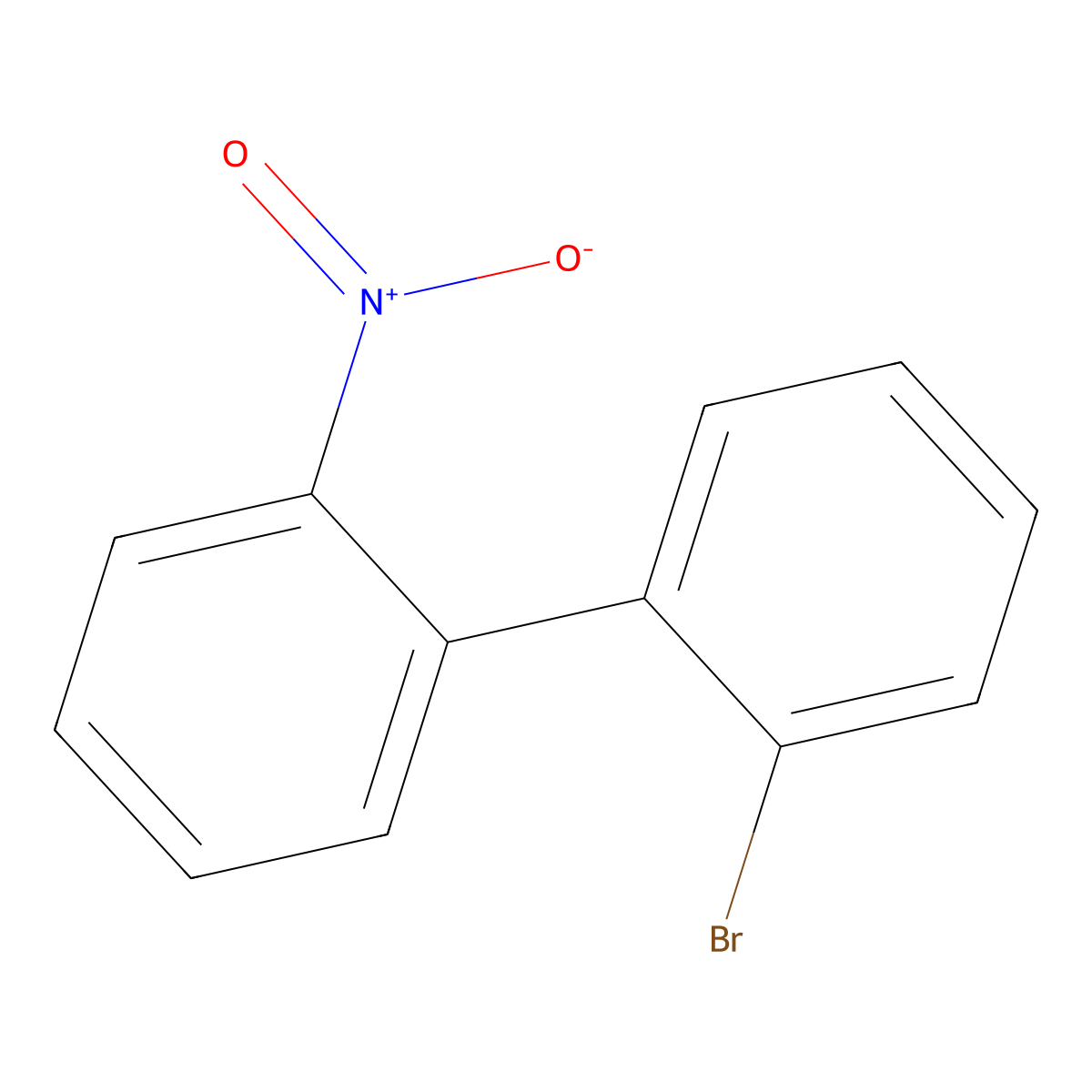 1-(2-Bromophenyl)-2-nitrobenzene molecular structure, CAS 17613-47-7