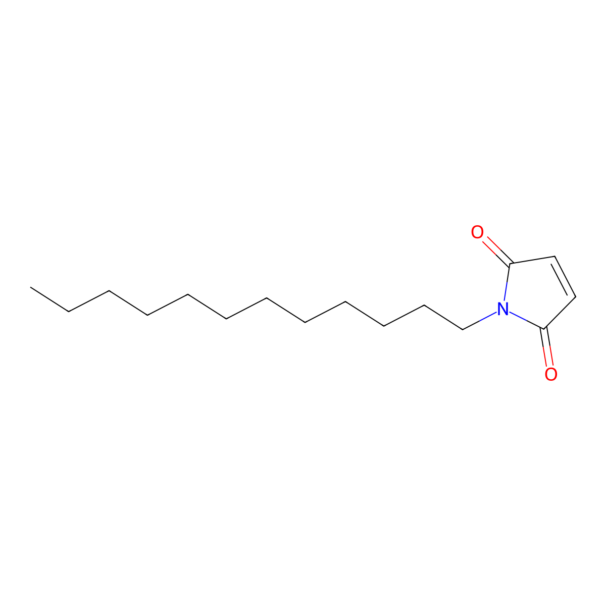 1H-Pyrrole-2,5-dione, 1-dodecyl- molecular structure, CAS 17616-03-4