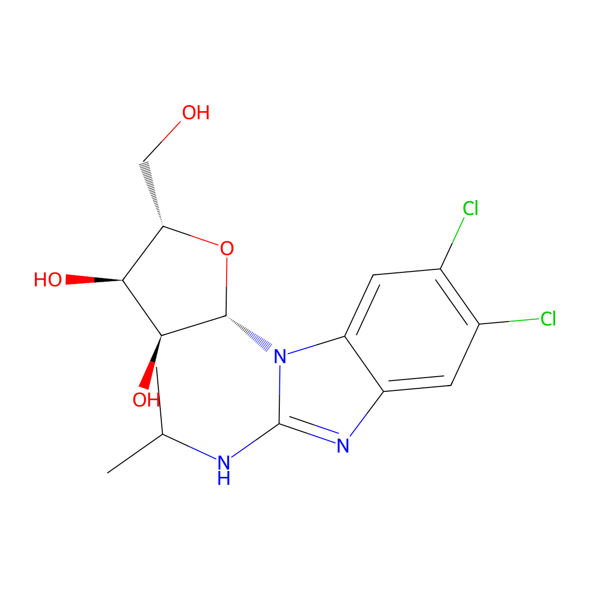 Maribavir molecular structure, CAS 176161-24-3
