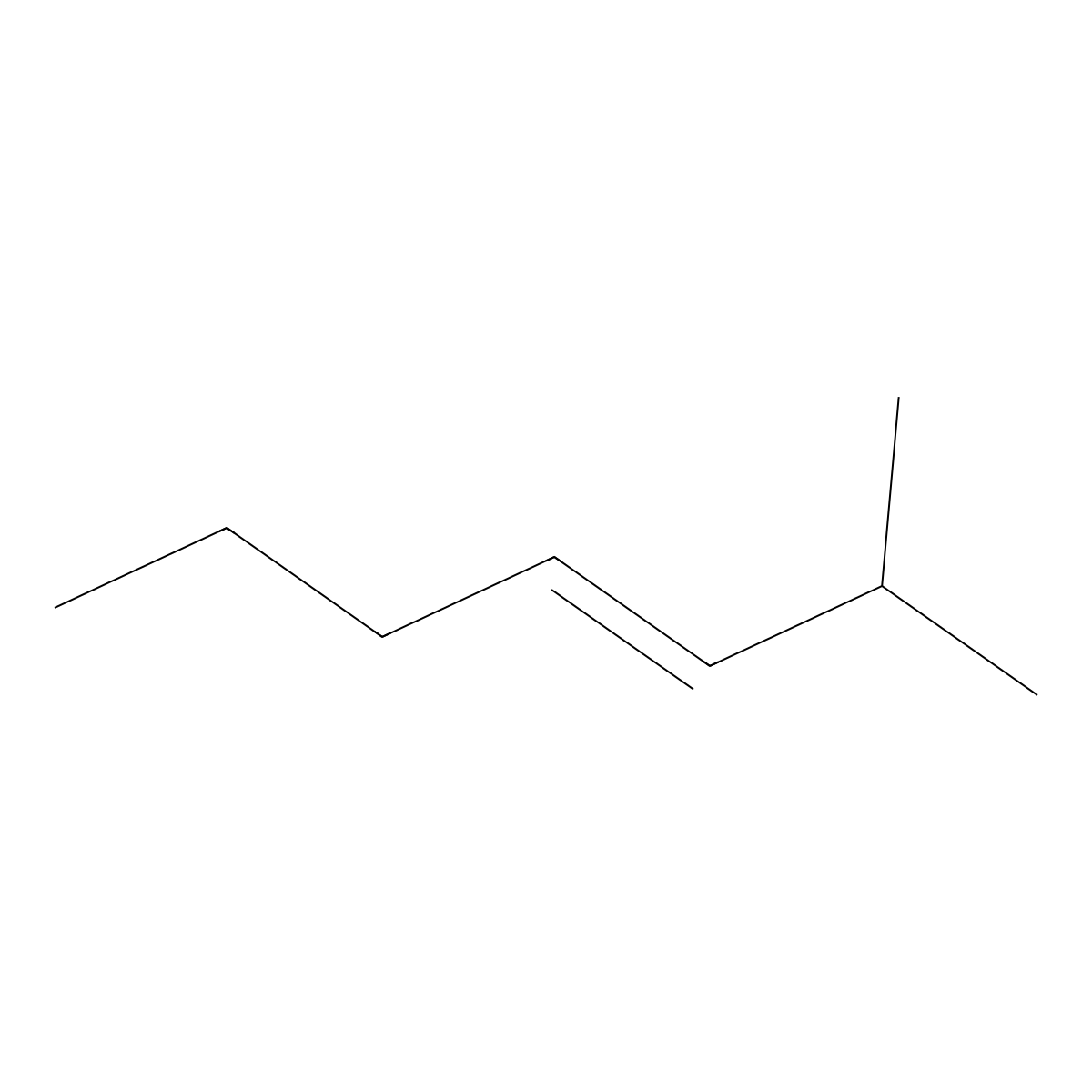 2-Methyl-3-heptene molecular structure, CAS 17618-76-7