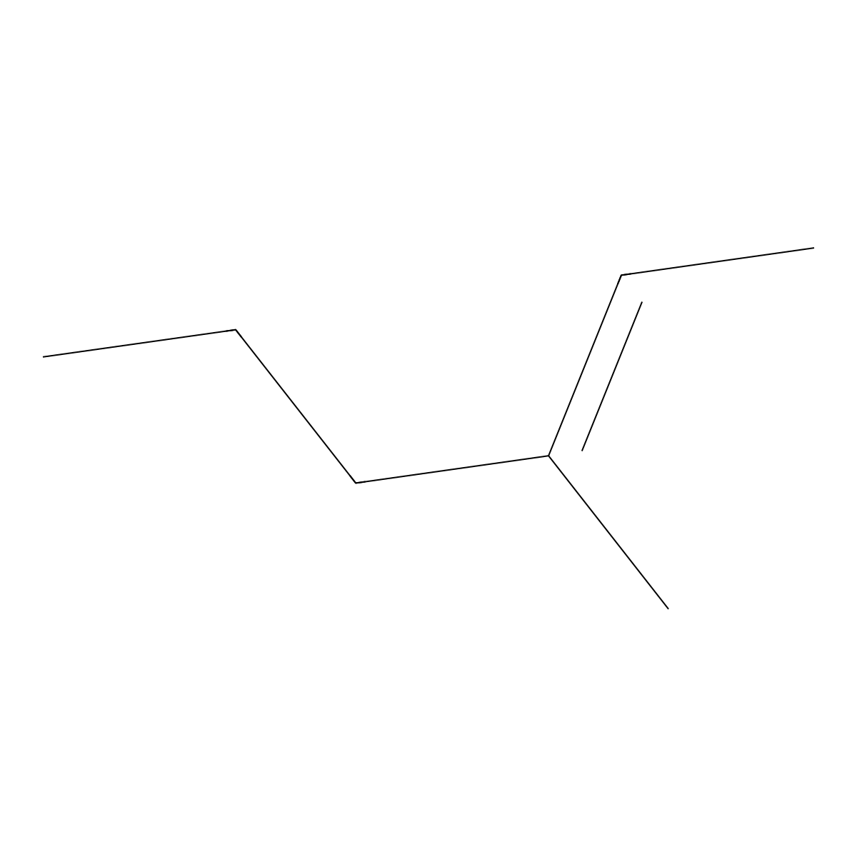 3-Methyl-2-hexene molecular structure, CAS 17618-77-8
