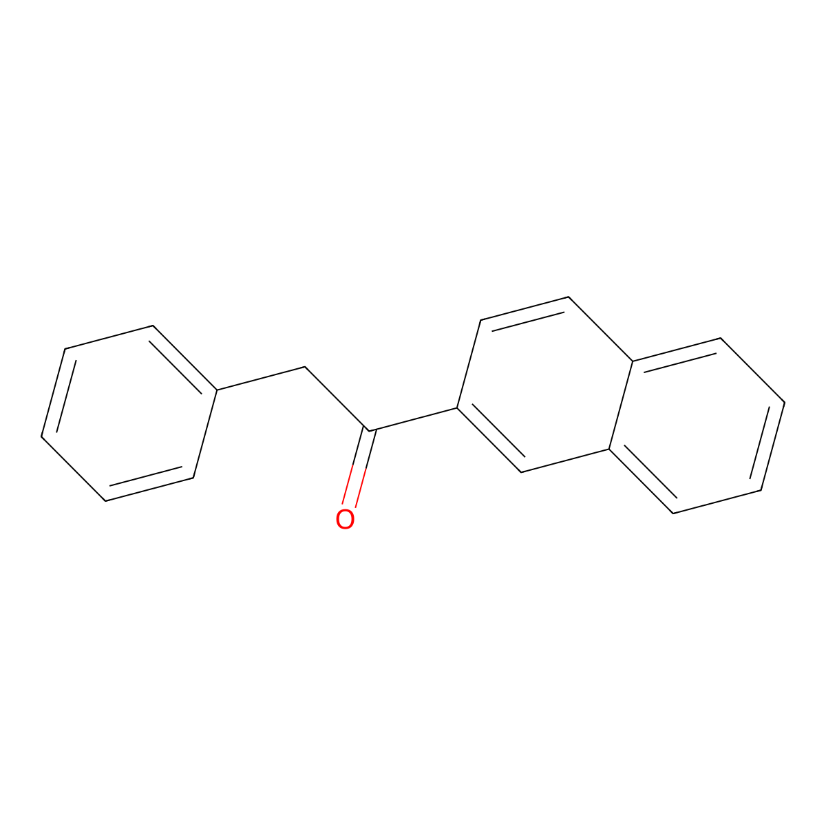 1-(2-Naphthalenyl)-2-phenylethanone molecular structure, CAS 1762-15-8