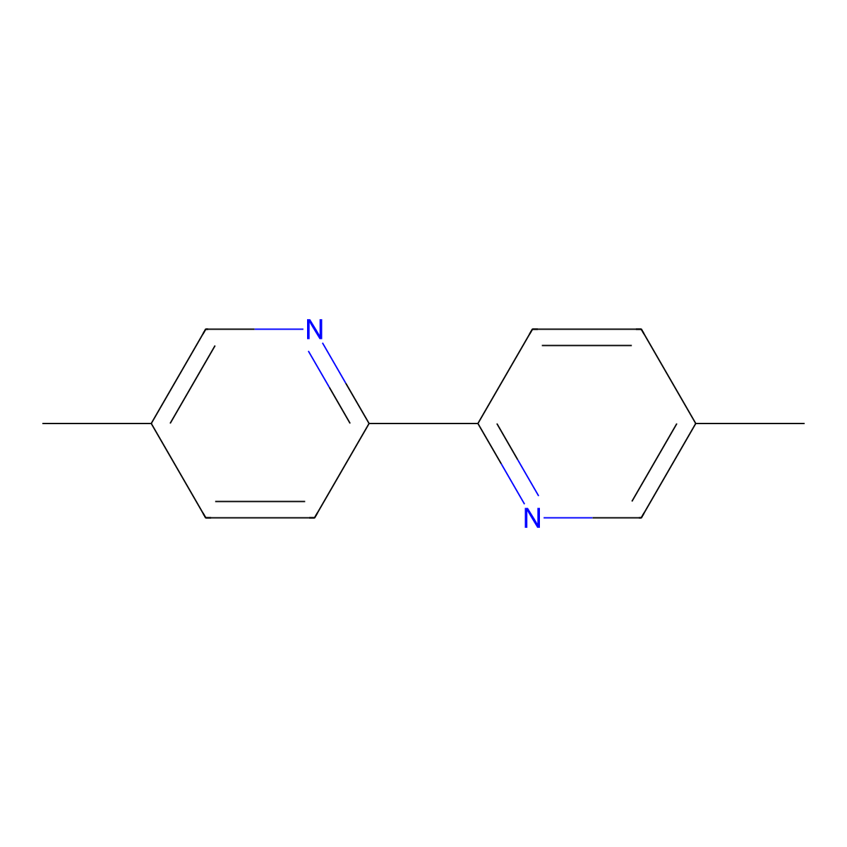 5,5'-Dimethyl-2,2'-bipyridyl molecular structure, CAS 1762-34-1