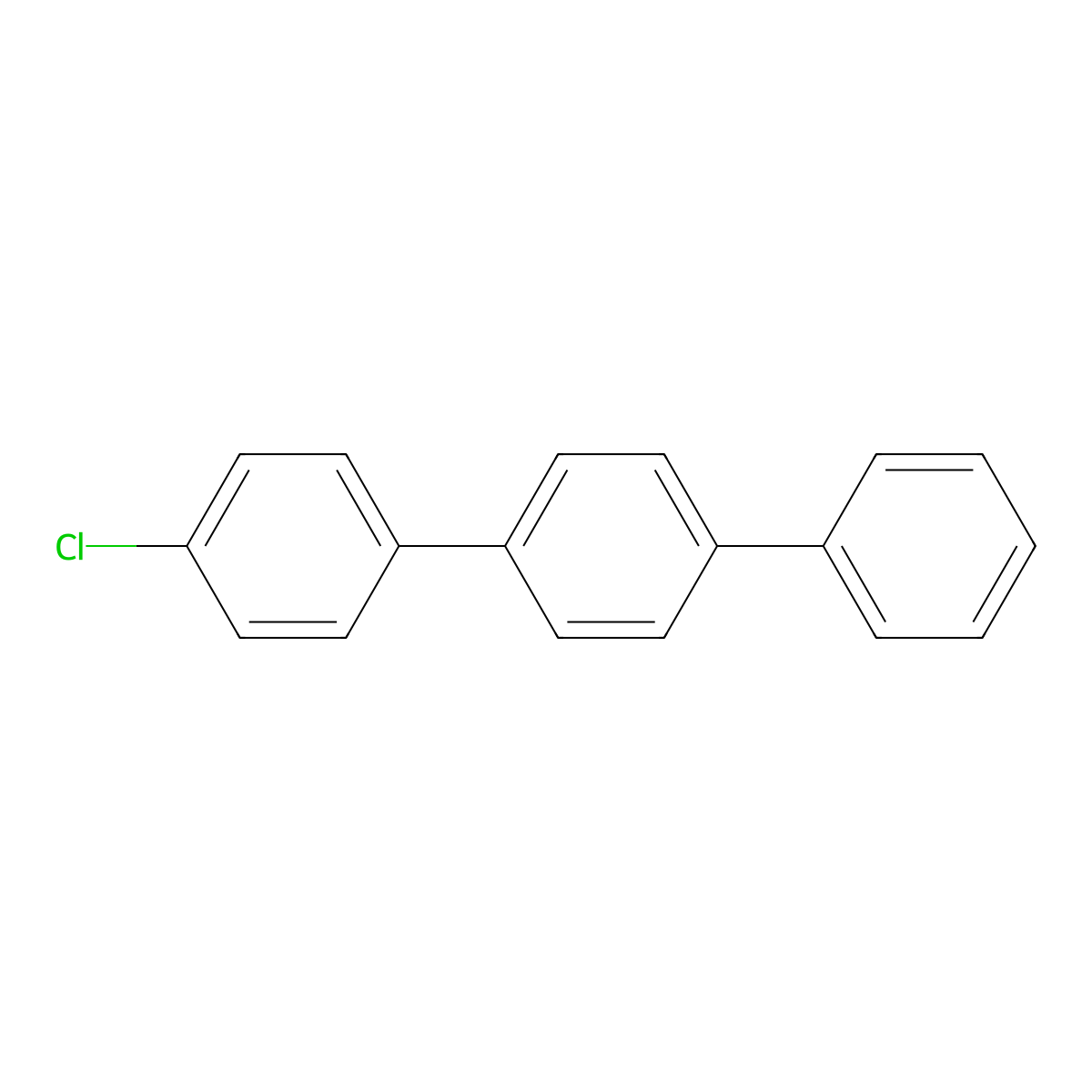p-Terphenyl, 4-chloro- molecular structure, CAS 1762-83-0