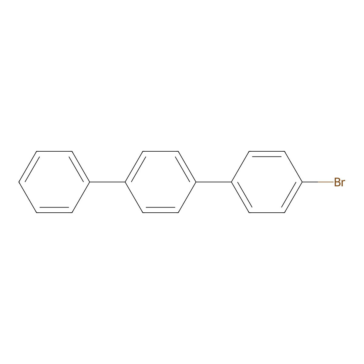 4-Bromo-p-terphenyl molecular structure, CAS 1762-84-1