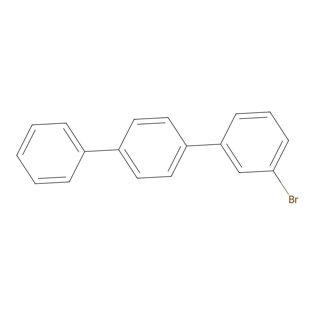 1-Bromo-3-(4-phenylphenyl)benzene molecular structure, CAS 1762-87-4