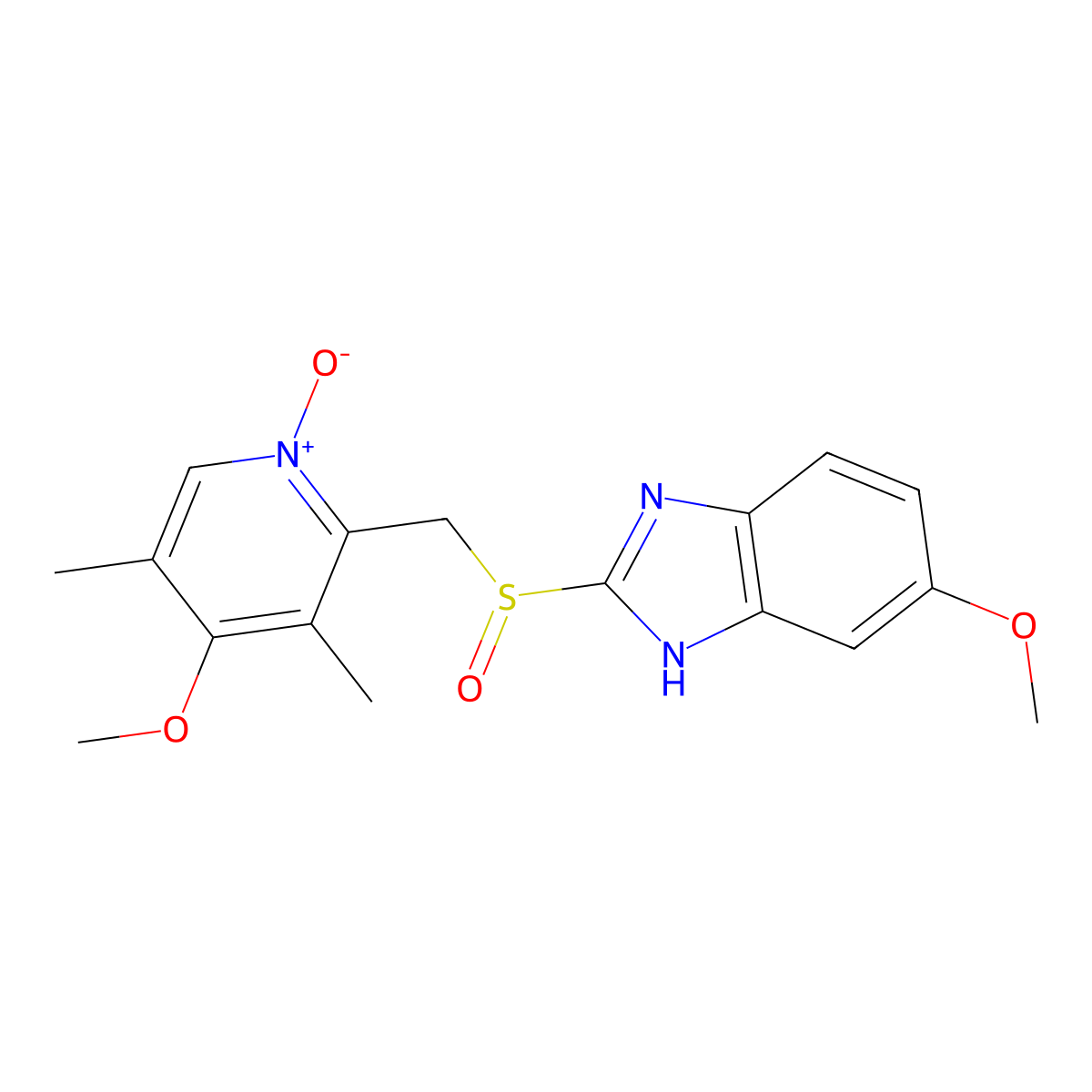 Omeprazole-N-oxide molecular structure, CAS 176219-04-8