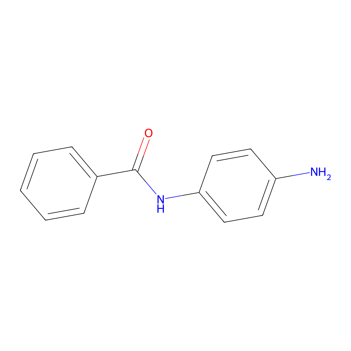 Benzamide, N-(4-aminophenyl)- molecular structure, CAS 17625-83-1